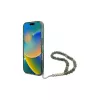 Guess IML Glitter With Pearl Strap MagSafe kuori iPhone 16 Pro Max (vihreä)