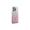 Guess IML Glitter Gradient MagSafe -kotelo iPhone 16 Pro (pinkki)