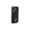 Guess GUHMP16SPGTSPSK iPhone 16 musta Hardcase Grained Triangle MagSafe