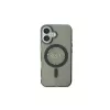 Guess IML Rhinestones MagSafe -kotelo iPhone 16 Plus (musta)