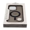 Guess IML Rhinestones MagSafe -kotelo iPhone 16 Pro Max (musta)