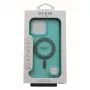 Guess IML Rhinestones MagSafe -kotelo iPhone 16 Pro Max (vihreä)