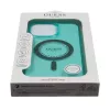 Guess IML Rhinestones MagSafe -kotelo iPhone 16 Pro Max (vihreä)
