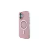 Guess IML Rhinestones MagSafe -kotelo iPhone 16 (pinkki)