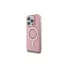 Guess GUHMP16LPFTDTEP Hardcase IML Rhinestones MagSafe iPhone 16 Pro 6,3