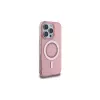 Guess GUHMP16LPFTDTEP Hardcase IML Rhinestones MagSafe iPhone 16 Pro 6,3