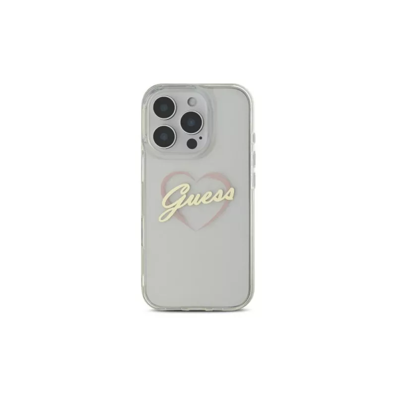 Guess GUHCP16LHCHGSPT IML Heart Hard Case Apple iPhone 16 Pro 6,3