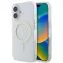 Guess GUHMP16SHFGERET iPhone 16 läpinäkyvä Hardcase IML Glitter Circle MagSafe