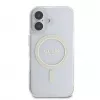 Guess GUHMP16SHFGERET iPhone 16 läpinäkyvä Hardcase IML Glitter Circle MagSafe
