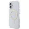 Guess GUHMP16SHFGERET iPhone 16 läpinäkyvä Hardcase IML Glitter Circle MagSafe