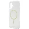 Guess GUHMP16SHFGERET iPhone 16 läpinäkyvä Hardcase IML Glitter Circle MagSafe