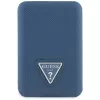 GUESS Grained Triangle Wireless Power Bank 5000mAh 15W USB-C MagSafe sininen