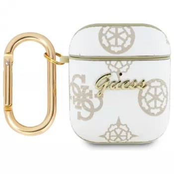 Guess GUA2PG4GPH AirPods 1/2 -kotelo valkoinen 4G Hook