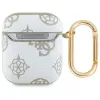 Guess GUA2PG4GPH AirPods 1/2 -kotelo valkoinen 4G Hook