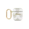 Guess GUA2PG4GPH AirPods 1/2 -kotelo valkoinen 4G Hook