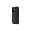 BMW BMHCP16SGSPCCK M Grip Stand Smooth and Carbon Hardcase iPhone 16 6.1 – musta
