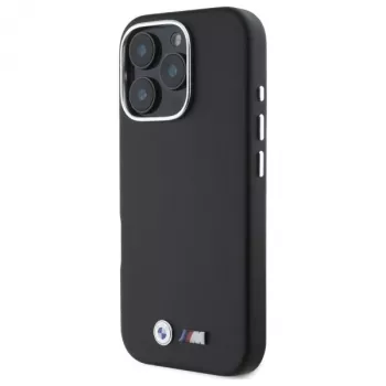 BMW M Smooth Full Wrapped Metal hardcase Apple iPhone 16 Pro - musta