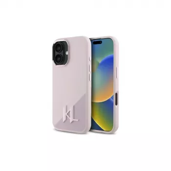 Karl Lagerfeld Shadow Metal Initial MagSafe hardcase Apple iPhone 16 6,1