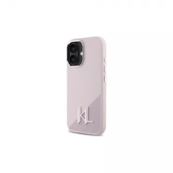 Karl Lagerfeld Shadow Metal Initial MagSafe hardcase Apple iPhone 16 6,1