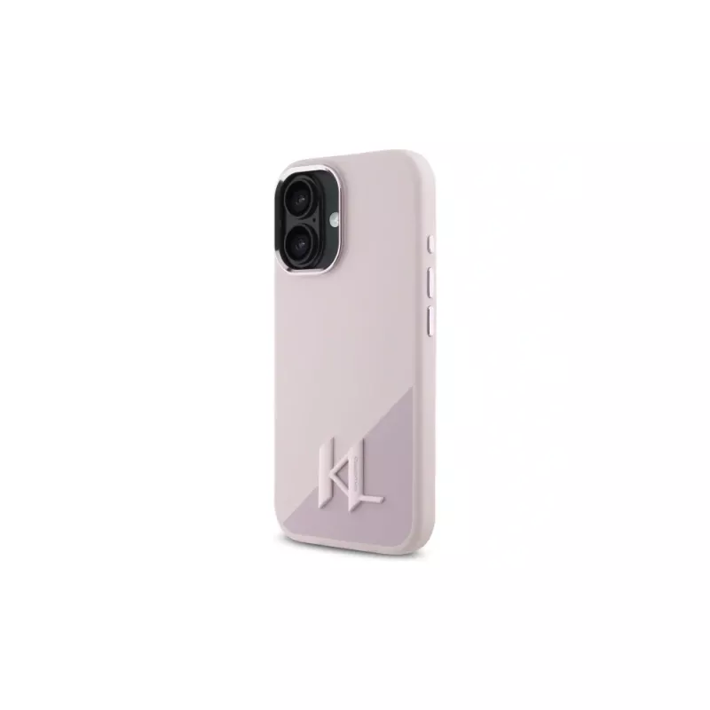 Karl Lagerfeld Shadow Metal Initial MagSafe hardcase Apple iPhone 16 6,1