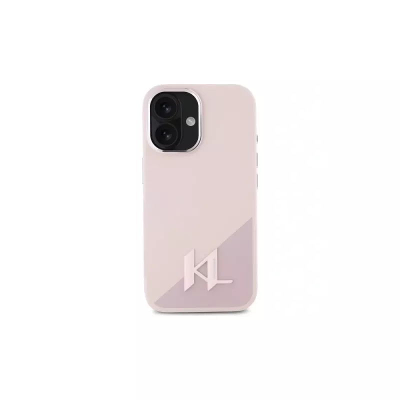 Karl Lagerfeld Shadow Metal Initial MagSafe hardcase Apple iPhone 16 6,1