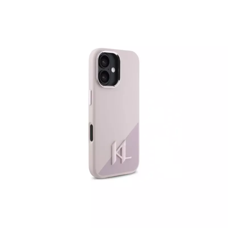Karl Lagerfeld Shadow Metal Initial MagSafe hardcase Apple iPhone 16 6,1