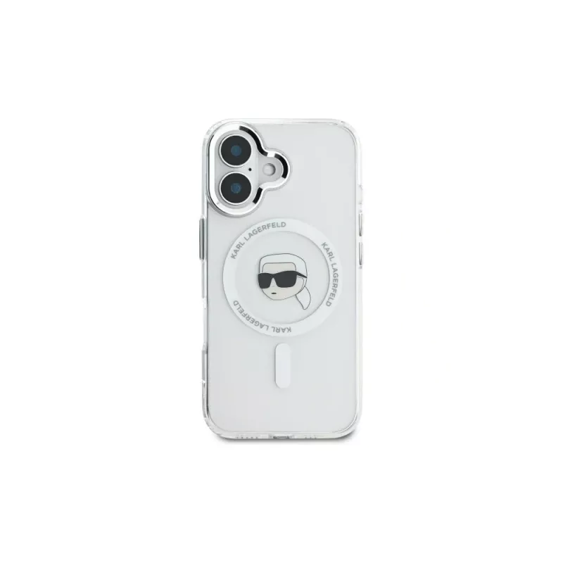 Karl Lagerfeld IML Metal Karl Head MagSafe hardcase iPhone 16 Plus 6,7