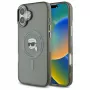 Karl Lagerfeld KLHMP16SHLSKIK kova suojakuori IML Metal Karl Head MagSafe Apple iPhone 16 6,1 tuuman puhelimelle, musta