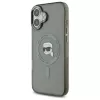 Karl Lagerfeld KLHMP16SHLSKIK kova suojakuori IML Metal Karl Head MagSafe Apple iPhone 16 6,1 tuuman puhelimelle, musta