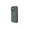 Karl Lagerfeld KLHMP16SHLSCHK iPhone 16 6.1 musta hardcase IML Metal Choupette Head MagSafe
