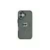 Karl Lagerfeld KLHMP16SHLSCHK iPhone 16 6.1 musta hardcase IML Metal Choupette Head MagSafe