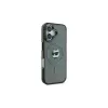 Karl Lagerfeld KLHMP16SHLSCHK iPhone 16 6.1 musta hardcase IML Metal Choupette Head MagSafe