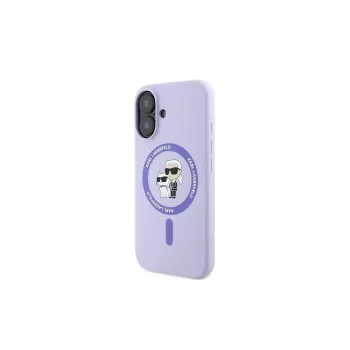 Karl Lagerfeld KLHMP16MSCMKCRHU Hardcase silikoni MagSafe -kuori iPhone 16 Plus 6,7