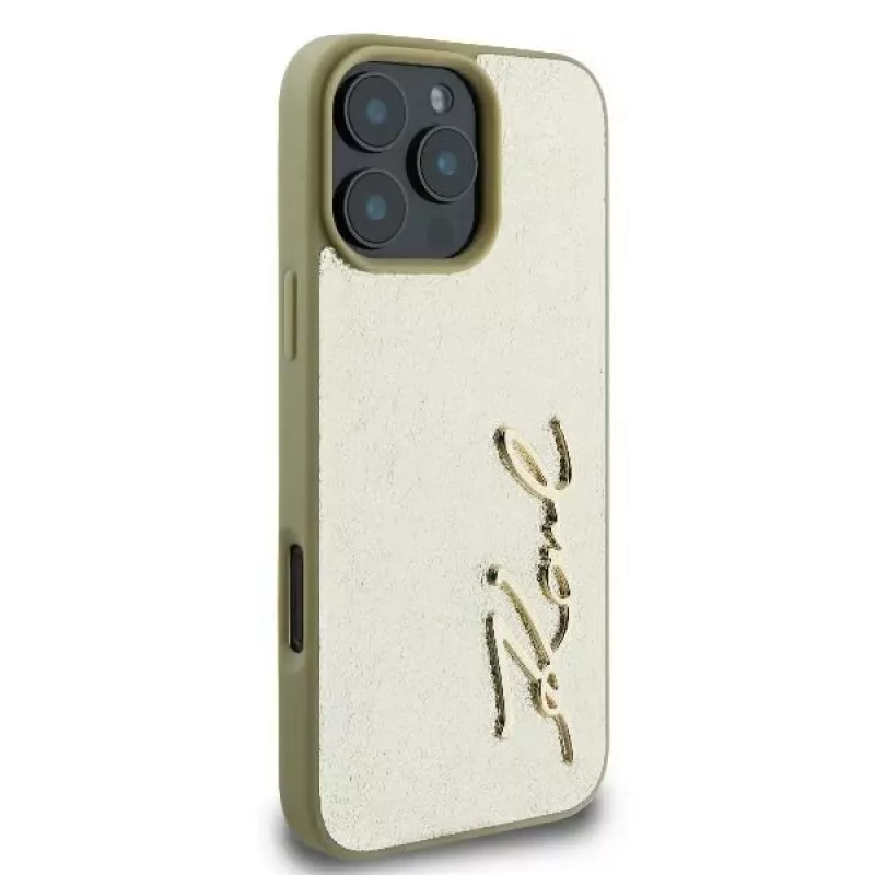 Karl Lagerfeld Metal Signature Hardcase iPhone 16 Pro 6,3