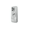 Karl Lagerfeld Liquid Glitter Karl & Choupette Head MagSafe -kuori Apple iPhone 16 Pro
