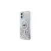 Karl Lagerfeld Liquid Glitter Karl Head MagSafe kova kuori iPhone 16 Plus, läpinäkyvä