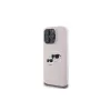 Karl Lagerfeld KLHMP16XSKCHPPLP iPhone 16 Pro Max 6,9 inch pinkki silikoninen Hardcase Double Heads Print ja MagSafe