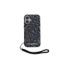 Karl Lagerfeld Zebra With Cord -kuori Apple iPhone 16 - violetti