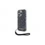 Karl Lagerfeld Zebra With Cord -kuori iPhone 16 Pro, violetti
