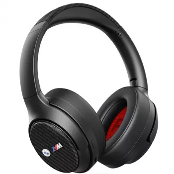 BMW Over-Ear Bluetooth -kuulokkeet ANC musta metallilogoilla