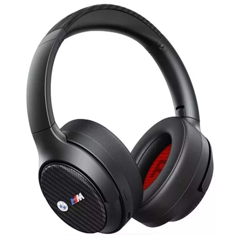 BMW Over-Ear Bluetooth -kuulokkeet ANC musta metallilogoilla