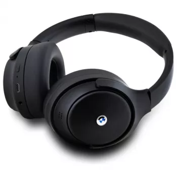 BMW Over-Ear Bluetooth -kuulokkeet aktiivisella melunvaimennuksella, musta, metallilogoilla