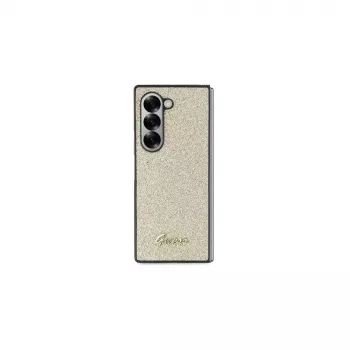 Guess Glitter Script puhelinkotelo Samsung Galaxy Z Fold6 -malliin - kulta