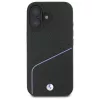 BMW Sign Leather Textured And Line MagSafe -kova kotelo Apple iPhone 16 6,1