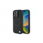 BMW BMHMP16L23RTPK iPhone 16 Pro 6,3 musta kova kotelo Sign Leather Half Textured And Circle MagSafe
