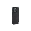 BMW BMHMP16L23RTPK iPhone 16 Pro 6,3 musta kova kotelo Sign Leather Half Textured And Circle MagSafe