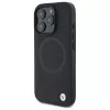 BMW Sign Leather Half Textured -kova kotelo Circle MagSafe -toiminnolla Apple iPhone 16 Pro Max 6,9