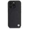 BMW Sign Leather Half Textured -kova kotelo Circle MagSafe -toiminnolla Apple iPhone 16 Pro Max 6,9