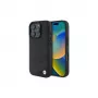 BMW Sign Leather Crossing Lines Pattern -kova kotelo Apple iPhone 16 Pro 6,3