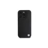BMW Sign Leather Crossing Lines Pattern -kova kotelo Apple iPhone 16 Pro 6,3